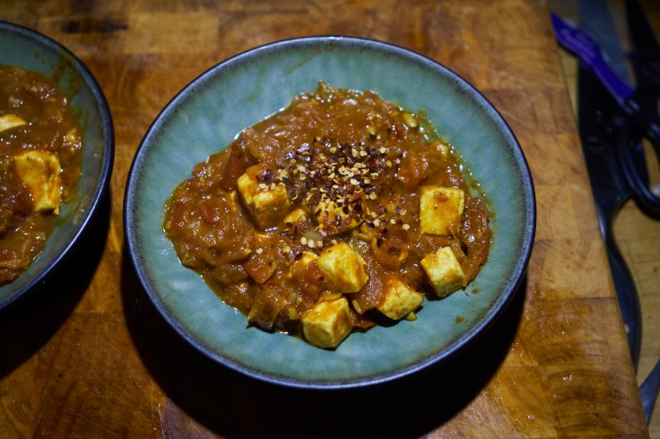 Adult portion of curry